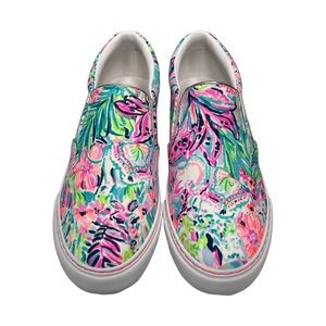 NWT Lilly Pulitzer Julie Slip On Sneaker Lilly’s Favorite Things Size 7.5
